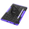For Samsung Galaxy S6 Lite Tire Texture TPU+PC Shockproof Case , with Holder & Pen Tray(Purple)