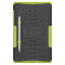 For Samsung Galaxy S6 Lite Tire Texture TPU+PC Shockproof Case , with Holder & Pen Tray(Green)