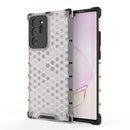 For Samsung Galaxy Note20 Ultra Shockproof Honeycomb PC + TPU Protective Case(White)