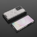 For Samsung Galaxy Note20 Ultra Shockproof Honeycomb PC + TPU Protective Case(White)