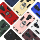 For Xiaomi Redmi Note 9 2 in 1 Armour Series PC + TPU Protective Case with Ring Holder(Silver)