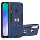 For Huawei Y6P 2 in 1 Armour Series PC + TPU Protective Case with Ring Holder(Royal Blue)