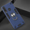 For Huawei Y6P 2 in 1 Armour Series PC + TPU Protective Case with Ring Holder(Royal Blue)