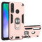 For Huawei Y6P 2 in 1 Armour Series PC + TPU Protective Case with Ring Holder(Rose Gold)