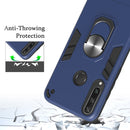 For Huawei Y6P 2 in 1 Armour Series PC + TPU Protective Case with Ring Holder(Rose Gold)