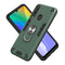 For Huawei Y6P 2 in 1 Armour Series PC + TPU Protective Case with Ring Holder(Dark Green)