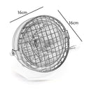 Motorcycle Reticular Retro Lamp LED Headlight Modification Accessories for Halley / Honda CG125 / Suzuki GN125(Yellow)