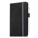 For 7-8 inch Marble Cloth Texture Horizontal Flip Universal Tablet PC Leather Case with Pen Slot & Holder(Black)