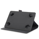 For 7-8 inch Marble Cloth Texture Horizontal Flip Universal Tablet PC Leather Case with Pen Slot & Holder(Black)