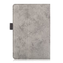 For 7-8 inch Marble Cloth Texture Horizontal Flip Universal Tablet PC Leather Case with Pen Slot & Holder(Grey)