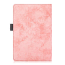 For 7-8 inch Marble Cloth Texture Horizontal Flip Universal Tablet PC Leather Case with Pen Slot & Holder(Pink)