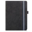 For 9-11 inch Marble Cloth Texture Horizontal Flip Universal Tablet PC Leather Case with Pen Slot & Holder(Black)