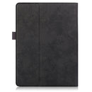 For 9-11 inch Marble Cloth Texture Horizontal Flip Universal Tablet PC Leather Case with Pen Slot & Holder(Black)