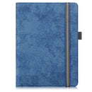 For 9-11 inch Marble Cloth Texture Horizontal Flip Universal Tablet PC Leather Case with Pen Slot & Holder(Dark Blue)