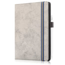 For 9-11 inch Marble Cloth Texture Horizontal Flip Universal Tablet PC Leather Case with Pen Slot & Holder(Grey)