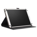 For 9-11 inch Marble Cloth Texture Horizontal Flip Universal Tablet PC Leather Case with Pen Slot & Holder(Grey)