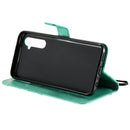 For OPPO Realme 6 3D Butterflies Embossing Pattern Horizontal Flip Leather Case with Holder & Card Slot & Wallet(Green)