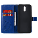 For Nokia 2.3 3D Butterflies Embossing Pattern Horizontal Flip Leather Case with Holder & Card Slot & Wallet(Blue)