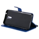 For Nokia 2.3 3D Butterflies Embossing Pattern Horizontal Flip Leather Case with Holder & Card Slot & Wallet(Blue)