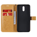 For Nokia 2.3 3D Butterflies Embossing Pattern Horizontal Flip Leather Case with Holder & Card Slot & Wallet(Yellow)