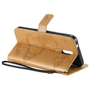 For Nokia 2.3 3D Butterflies Embossing Pattern Horizontal Flip Leather Case with Holder & Card Slot & Wallet(Yellow)