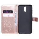 For Nokia 2.3 3D Butterflies Embossing Pattern Horizontal Flip Leather Case with Holder & Card Slot & Wallet(Rose Gold)