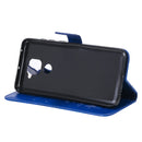 For Xiaomi Redmi Note 9 / 10X 4G 3D Butterflies Embossing Pattern Horizontal Flip Leather Case with Holder & Card Slot & Wallet(Blue)