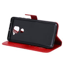 For Xiaomi Redmi Note 9 / 10X 4G 3D Butterflies Embossing Pattern Horizontal Flip Leather Case with Holder & Card Slot & Wallet(Red)