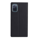 For Samsung Galaxy A31 ViLi Shockproof TPU + PU Horizontal Flip Protective Case with Card Slot & Holder(Black)