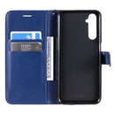 For OPPO Realme 6 Solid Color Horizontal Flip Protective Leather Case with Holder & Card Slots & Wallet & Lanyard(Blue)