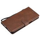 For Xiaomi Redmi Note 9S / Note 9 Pro Solid Color Horizontal Flip Protective Leather Case with Holder & Card Slots & Wallet & Lanyard(Brown)