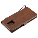 For Xiaomi Redmi Note 9S / Note 9 Pro Solid Color Horizontal Flip Protective Leather Case with Holder & Card Slots & Wallet & Lanyard(Brown)