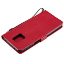 For Xiaomi Redmi Note 9S / Note 9 Pro Solid Color Horizontal Flip Protective Leather Case with Holder & Card Slots & Wallet & Lanyard(Red)