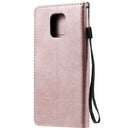 For Xiaomi Redmi Note 9S / Note 9 Pro Solid Color Horizontal Flip Protective Leather Case with Holder & Card Slots & Wallet & Lanyard(Rose Gold)
