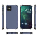 For iPhone 12 Pro Max Shockproof Transparent TPU Protective Case