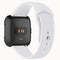 For Fitbit Versa 2 / Fitbit Versa / Fitbit Versa Lite Solid Color Silicone Watch Band, Size:S(White)