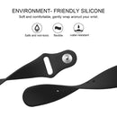 For Fitbit Versa 2 / Fitbit Versa / Fitbit Versa Lite Solid Color Silicone Watch Band, Size:S(Black)