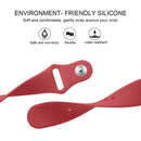 For Fitbit Versa 2 / Fitbit Versa / Fitbit Versa Lite Solid Color Silicone Watch Band, Size:S(Red)