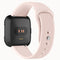 For Fitbit Versa 2 / Fitbit Versa / Fitbit Versa Lite Solid Color Silicone Watch Band, Size:S(Sand Pink)