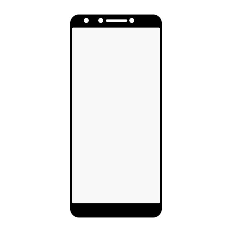 For Alcatel 7 Full Glue Full Screen Tempered Glass Film(Black)