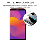 For Huawei Honor 9S Full Glue Full Screen Tempered Glass Film(Black)