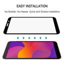 For Huawei Honor 9S Full Glue Full Screen Tempered Glass Film(Black)