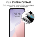 For Huawei Nova 7 SE / 7 SE 5G Youth Full Glue Full Screen Tempered Glass Film(Black)
