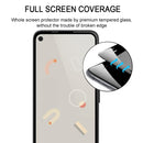 For Google Pixel 4a Full Glue Full Screen Tempered Glass Film(Black)