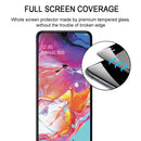 For Samsung Galaxy A70 Full Glue Full Screen Tempered Glass Film(Black)