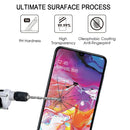 For Samsung Galaxy A70 Full Glue Full Screen Tempered Glass Film(Black)