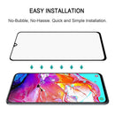 For Samsung Galaxy A70 Full Glue Full Screen Tempered Glass Film(Black)