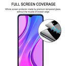 For Xiaomi Redmi 9 Full Glue Full Screen Tempered Glass Film(Black)