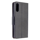 For Sony Xperia L4 Litchi Texture Pure Color Horizontal Flip PU Leather Case with Holder & Card Slots & Wallet & Lanyard(Black)