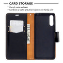 For Sony Xperia L4 Litchi Texture Pure Color Horizontal Flip PU Leather Case with Holder & Card Slots & Wallet & Lanyard(Black)